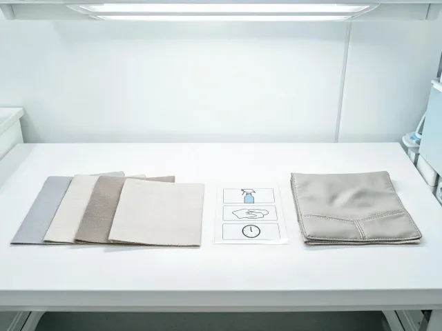 Healthcare seating material evaluation